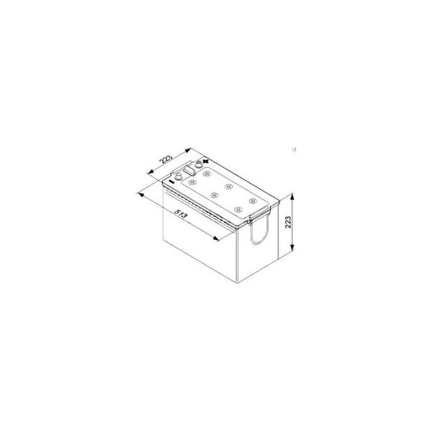 Μπαταρία BOSCH LE 000 START-STOP EFB MARINE & LEIZURE DUAL PURPOSE  190AH 1050A (EN) 2280Wh