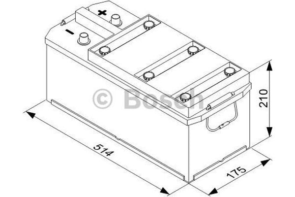 Μπαταρία BOSCH T3038 110AH 760A (EN)