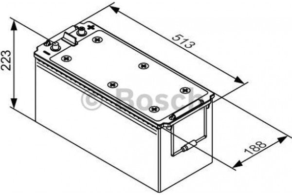 Μπαταρία BOSCH T3054 154AH 1150A (EN)