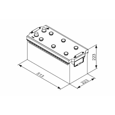 Μπαταρία BOSCH T3077 155AH 900A (EN)