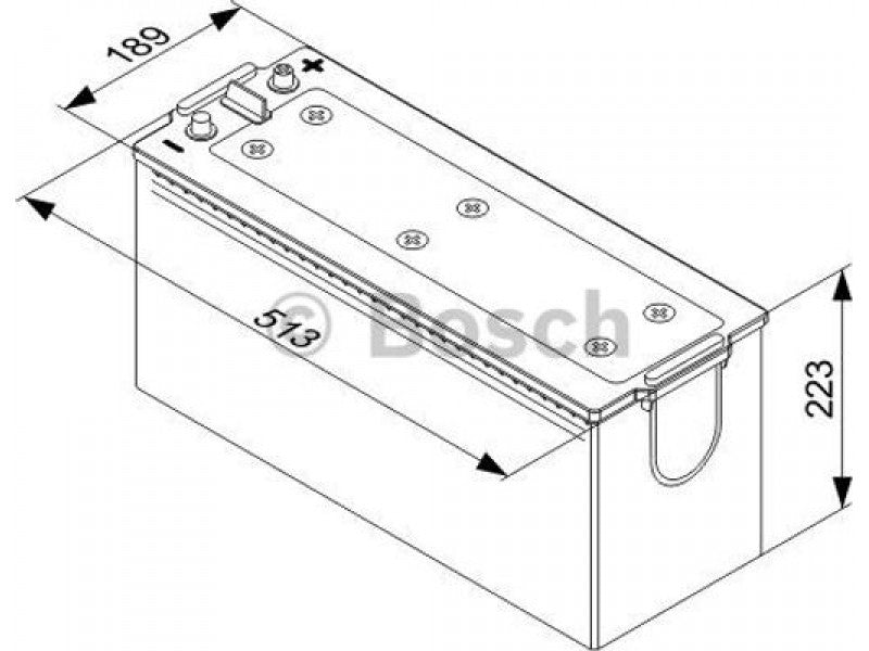 Μπαταρία BOSCH T4075 140AH 800A (EN)